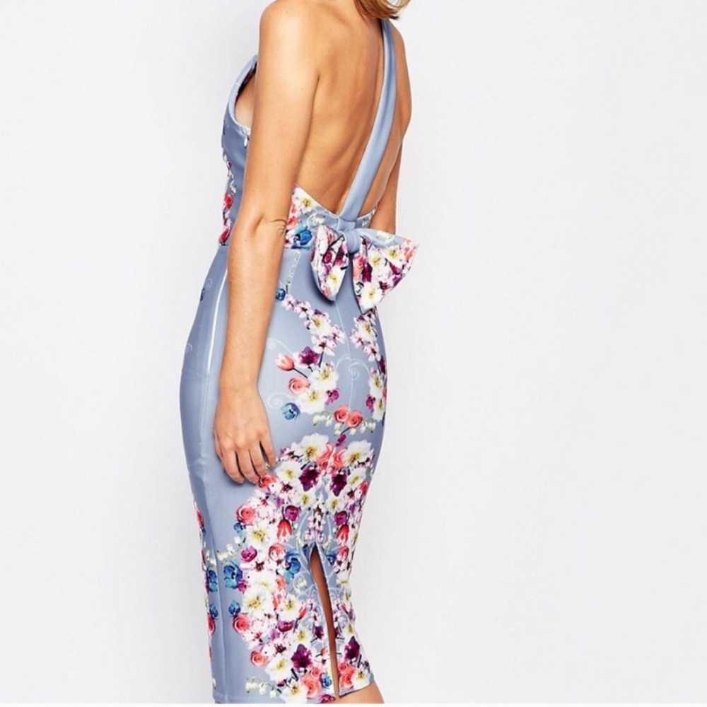 True Violet Floral Dress